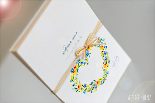 Dopisní sada & monogram *Plynutí*