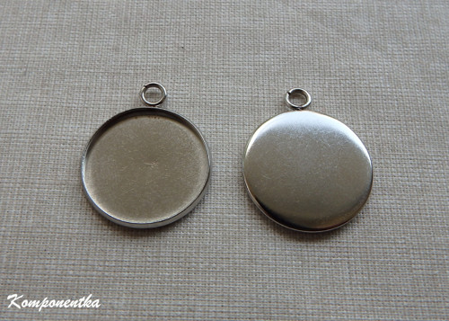 Lůžko na kabošon nerez ocel 18mm 1kus