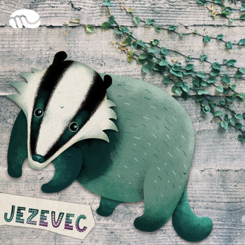 Vystřihovánka - jezevec