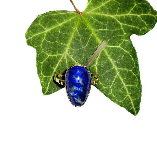 ZLATÝ prsten EXTRA LAPIS LAZULI 19*11 — foto 1