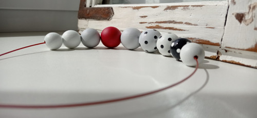 Červená No.I 2,2cm VÝPRODEJ — foto 1