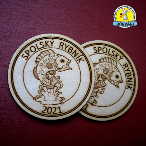Magnetka - turistická známka "SPOLSKÝ RYBNÍK"...