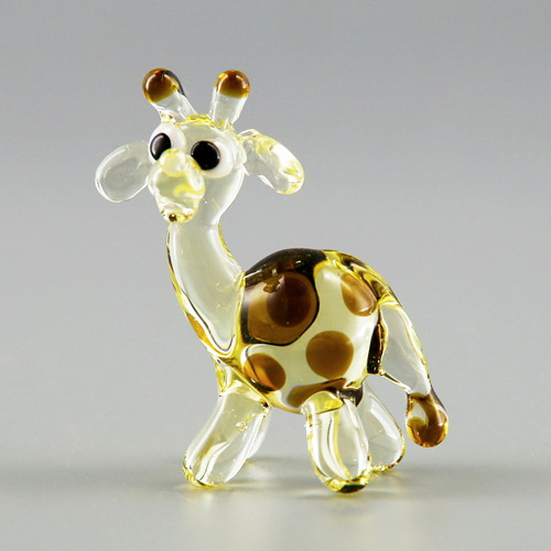 Žirafa - skleněná mini figurka