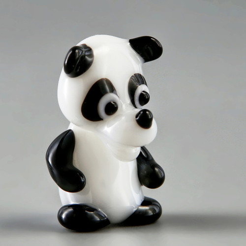 Panda - skleněná figurka