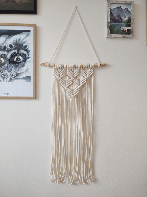 Minimalistické přírodní macramé ve skandi stylu — foto 1