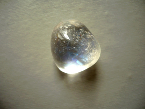 Troml. – křišťál aqua-aura 23 mm, č.42