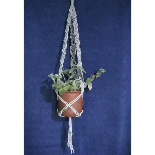 Macramé závěs na květináč