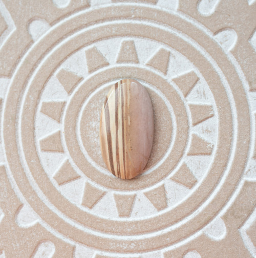Jaspis kabošon 43x24mm