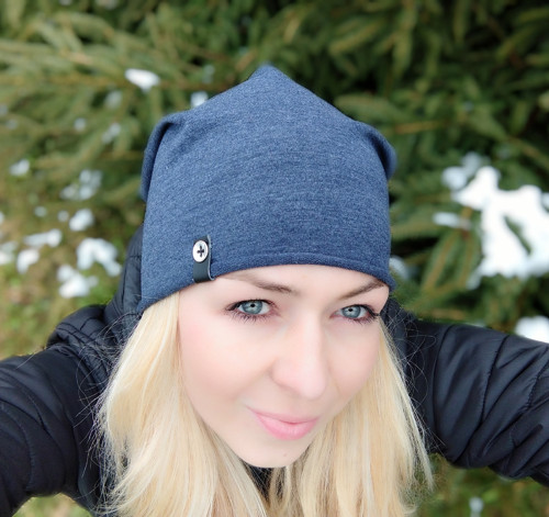 Čepice JEANS jaro-podzim — foto 1