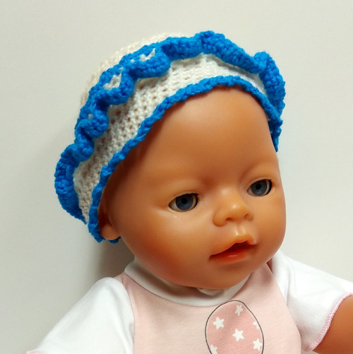 ČEPIČKA PRO PANENKU BABY BORN 40 až 44 cm
