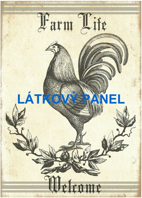Bavlněný panel 20x30 cm — foto 1