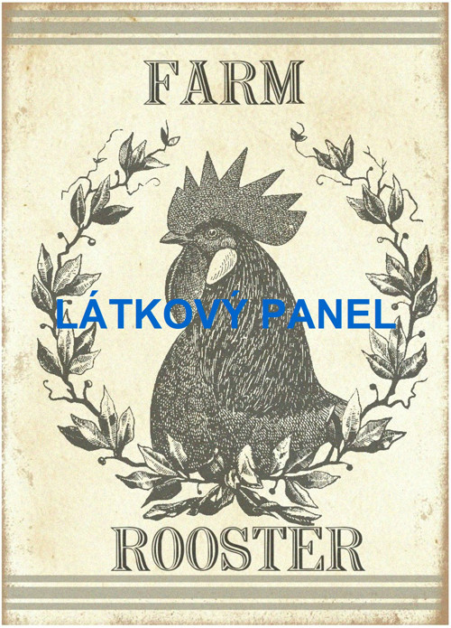 Bavlněný panel 20x30 cm — foto 1
