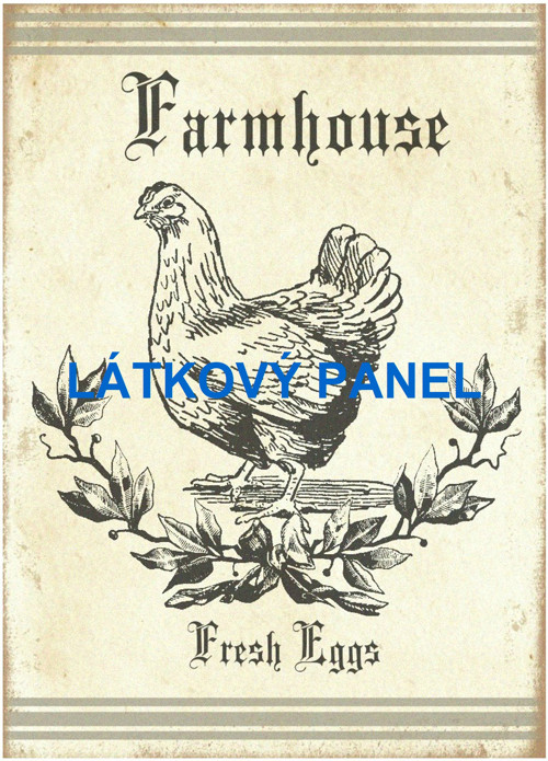 Bavlněný panel 20x30 cm