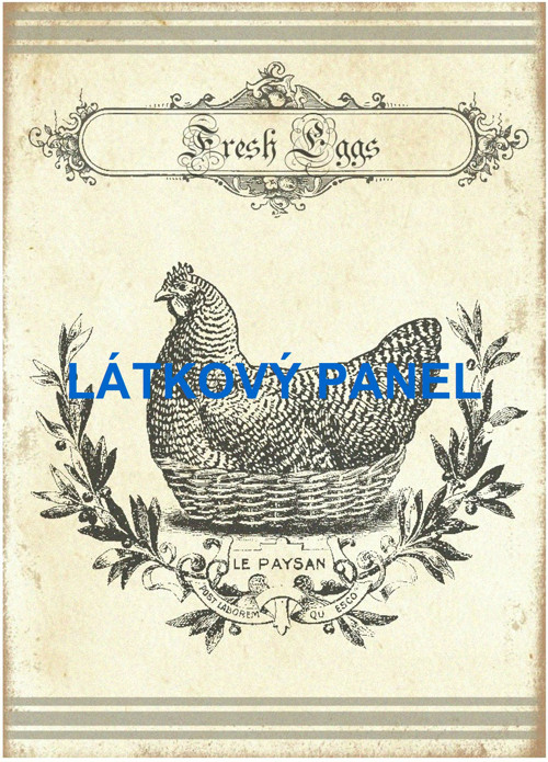 Bavlněný panel 20x30 cm — foto 1