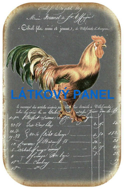 Bavlněný panel 20x30 cm