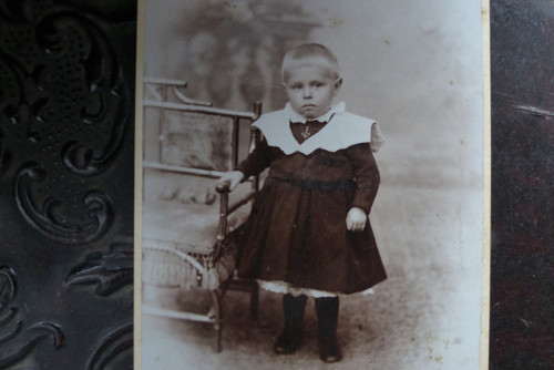 S kotvou... kabinetní fotografie