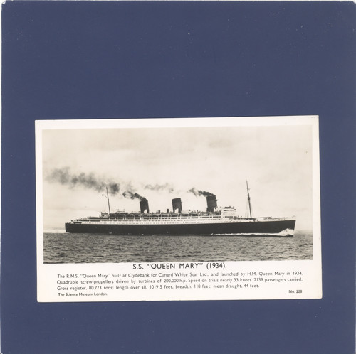 Loď Queen Mary - pohlednice — foto 1