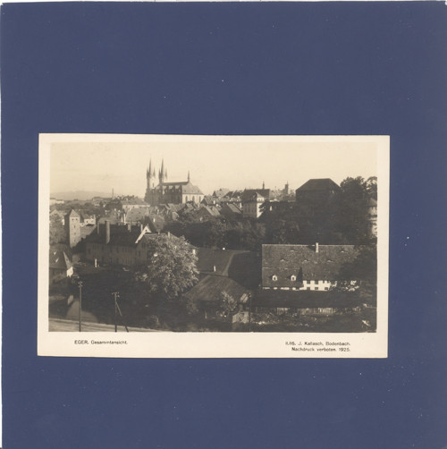 Cheb - pohlednice