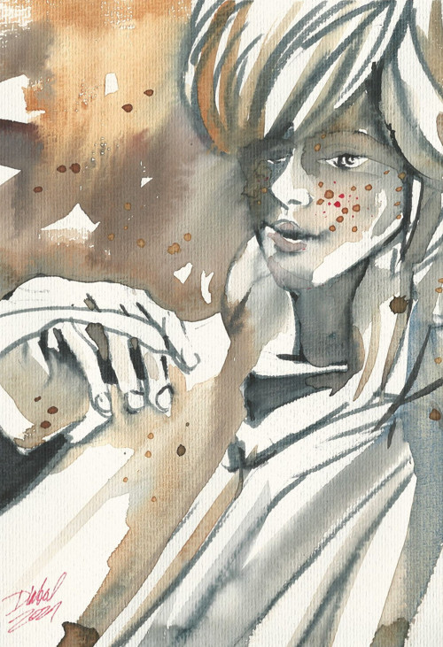 Víla Lissa../ originální ilustrace Dlabal
