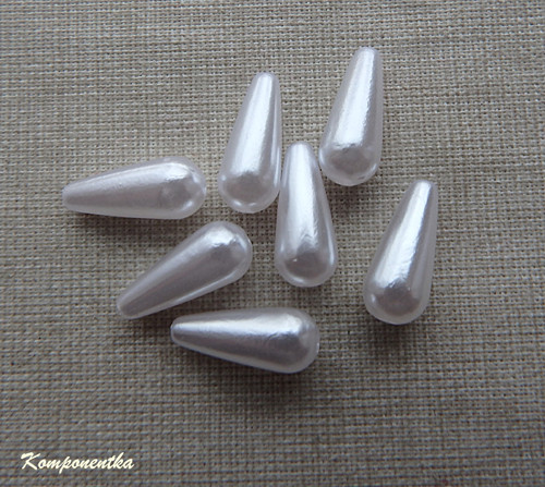 Korálky z perleti 5x9mm 8kusů