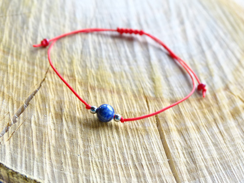 Náramek Kabbalah lapis lazuli 0,6