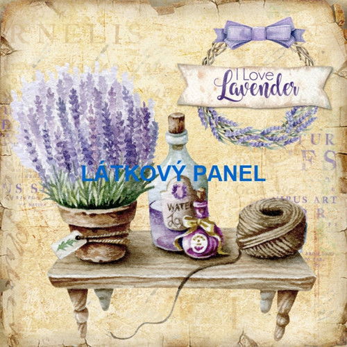Bavlněný panel 25 x 25cm