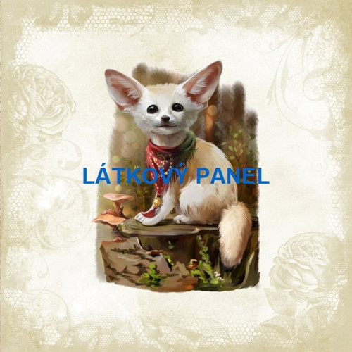 Bavlněný panel 25x25 cm — foto 1