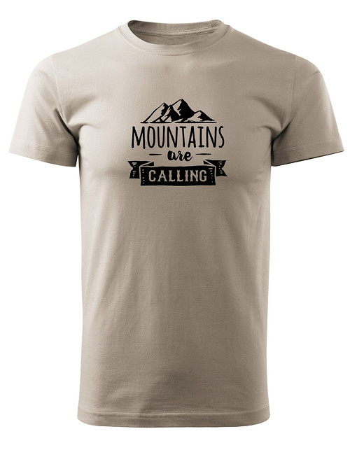 Pánské tričko "Mountains are calling"