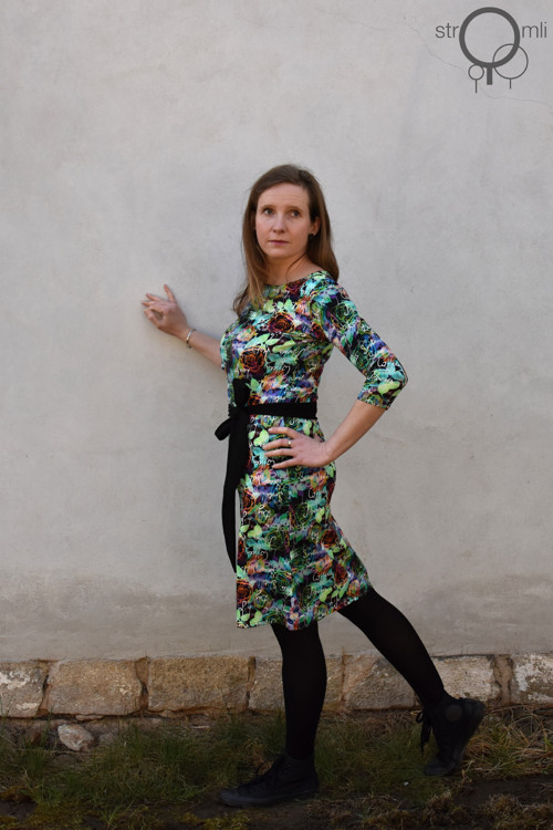 Zelené květované, XL — foto 1