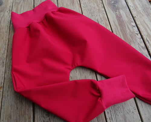 BAGGY SOFTSHELL ... letní červená magenta