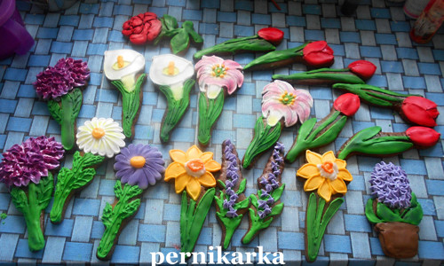 Perníkové kytičky — foto 1