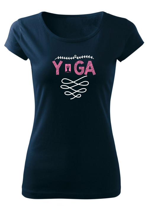 Dámské tričko "Loving yoga"
