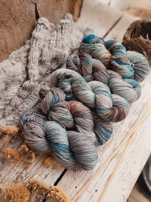 Merino sock I. ručně barvená — foto 1