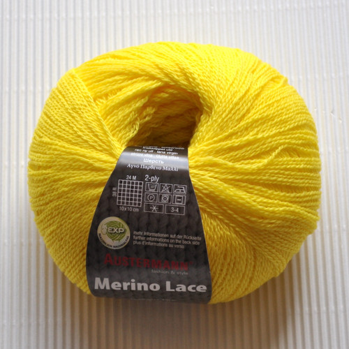 Merino Lace, col. 09 (zitrone) - SLEVA