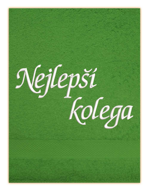 Osuška s výšivkou - Nejlepší kolega