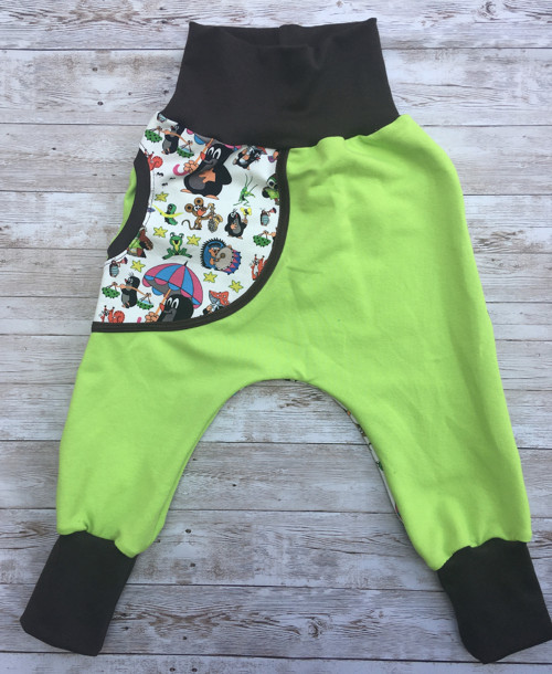 Dětské turkáčky (baggy) krtek 2
