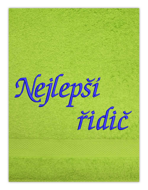 Osuška s výšivkou - Nejlepší řidič