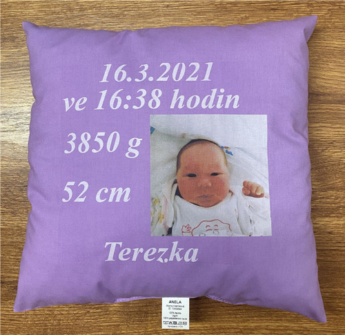 Polštářek s fotkou