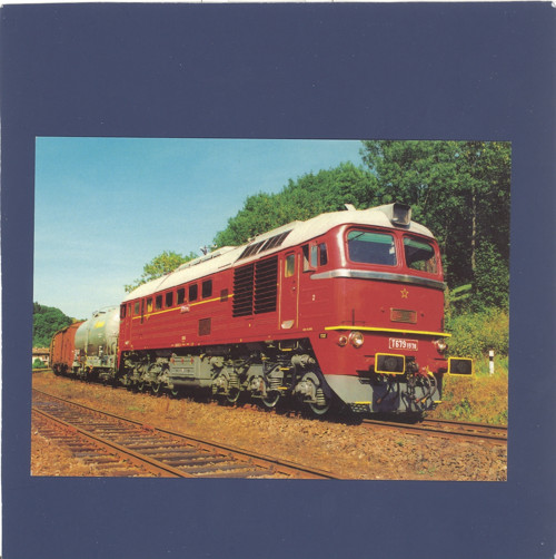 Lokomotiva T 679.1578 Sergej - pohlednice