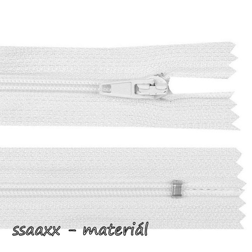 Spirálový zip ~ 3 mm ~ 35 cm ~ bílý — foto 1