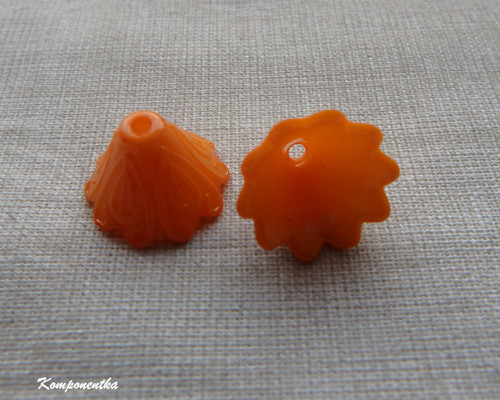 Akrylové zvonečky sukénky 15x16mm 4kusy
