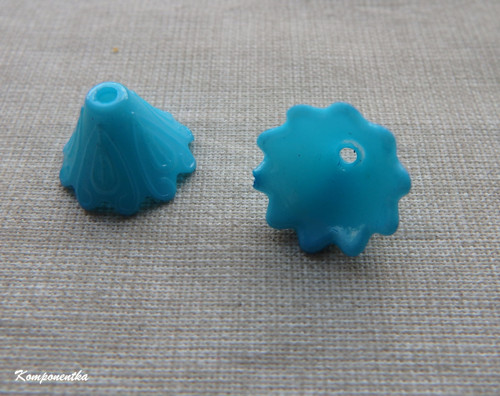 Akrylové zvonečky sukénky 15x16mm 4kusy