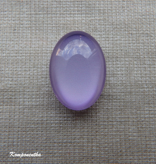 Skleněný kabošon 13x18mm 1kus