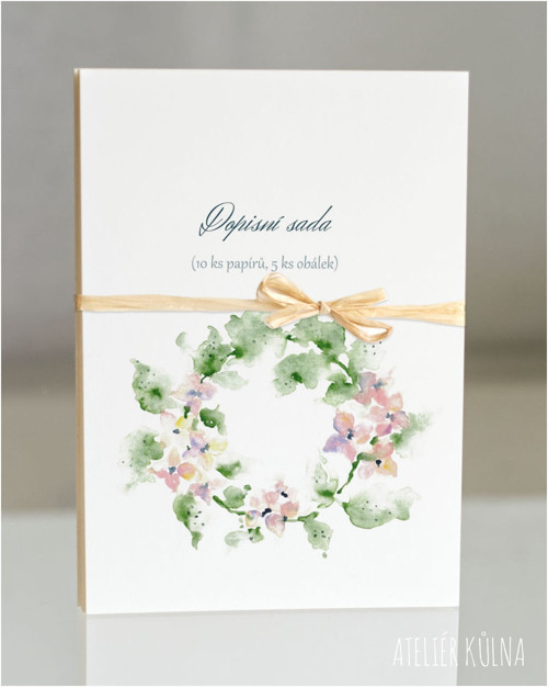 Dopisní sada *Poklad paní Hortenzie*