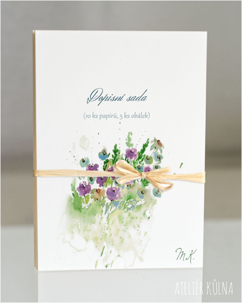 Dopisní sada & monogram *Všemi smysly* — foto 1