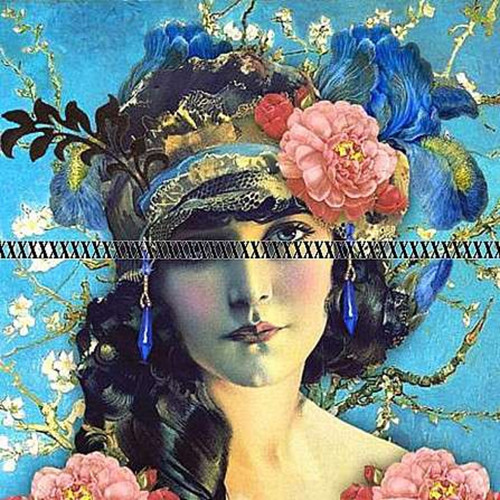 Bavlněný panel 20x20cm