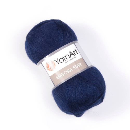 Příze Angora Star - tmavě modrá — foto 1