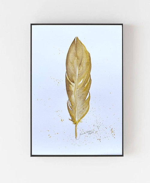 Ochre feather