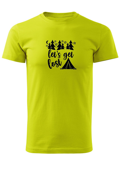Pánské tričko "Let's get lost" — foto 1