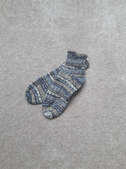 Ručně pletené nízké ponožky vel. 34/35